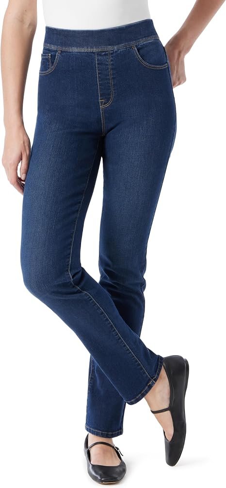 Gloria Vanderbilt Amanda Pull-On High Rise Jean